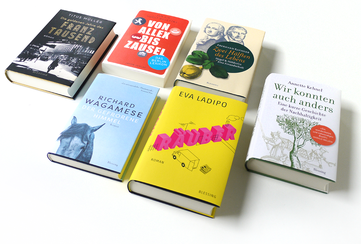 Buchcover verschiedener Verlage