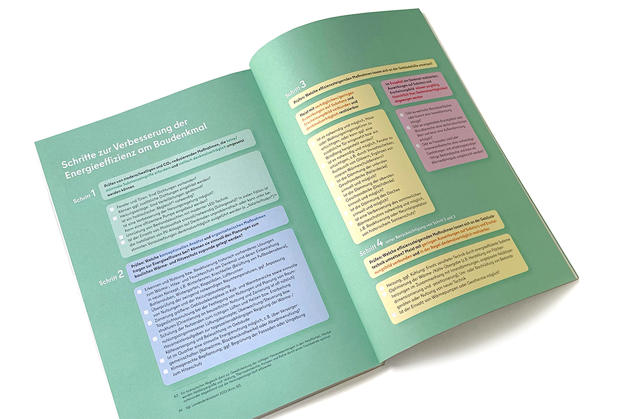 Broschüre Denkmalpflege & Energieeffizienz