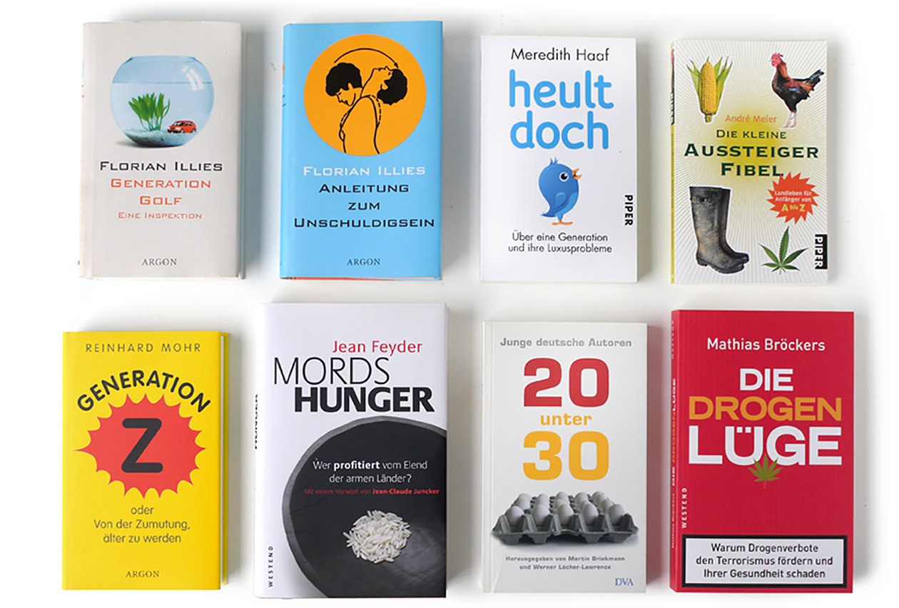 Buchcover verschiedener Verlage