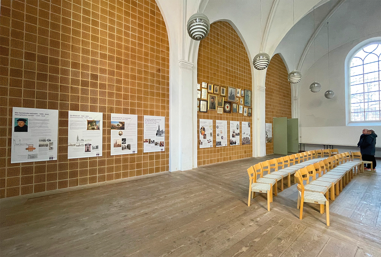 Ausstellung "450 Jahre Sankt Petri Kirke, Kopenhagen"