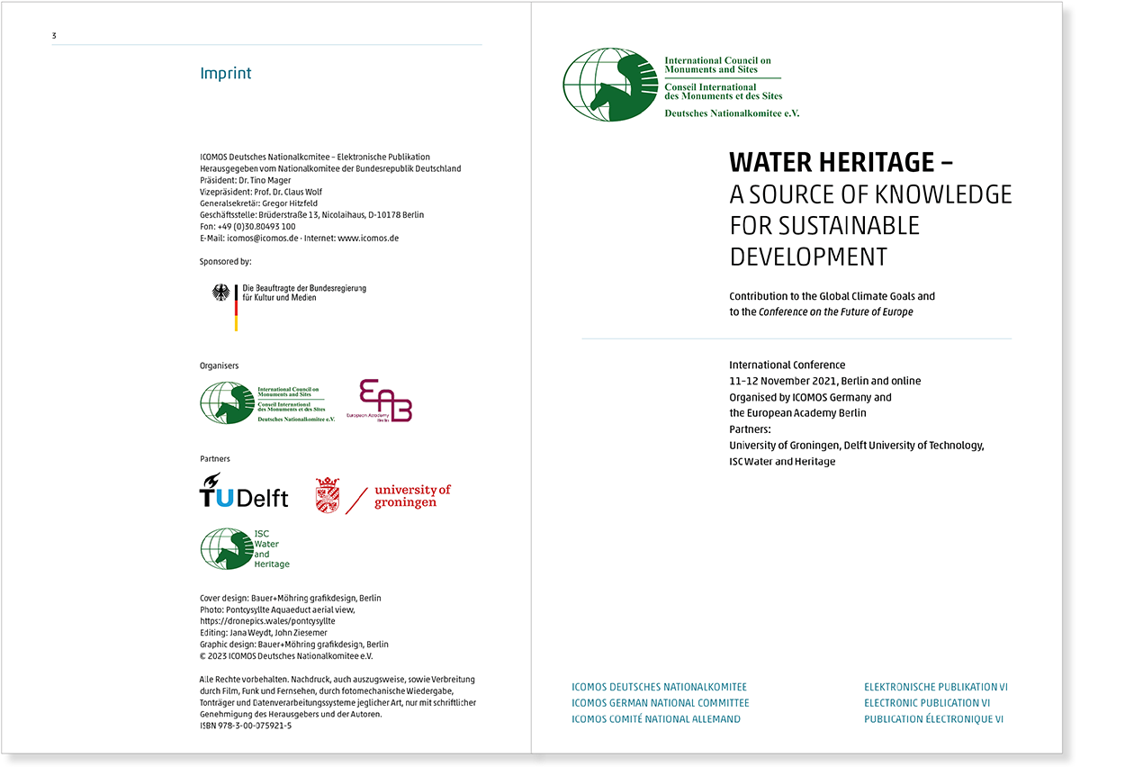 Doppelseite der Onlinepublikation