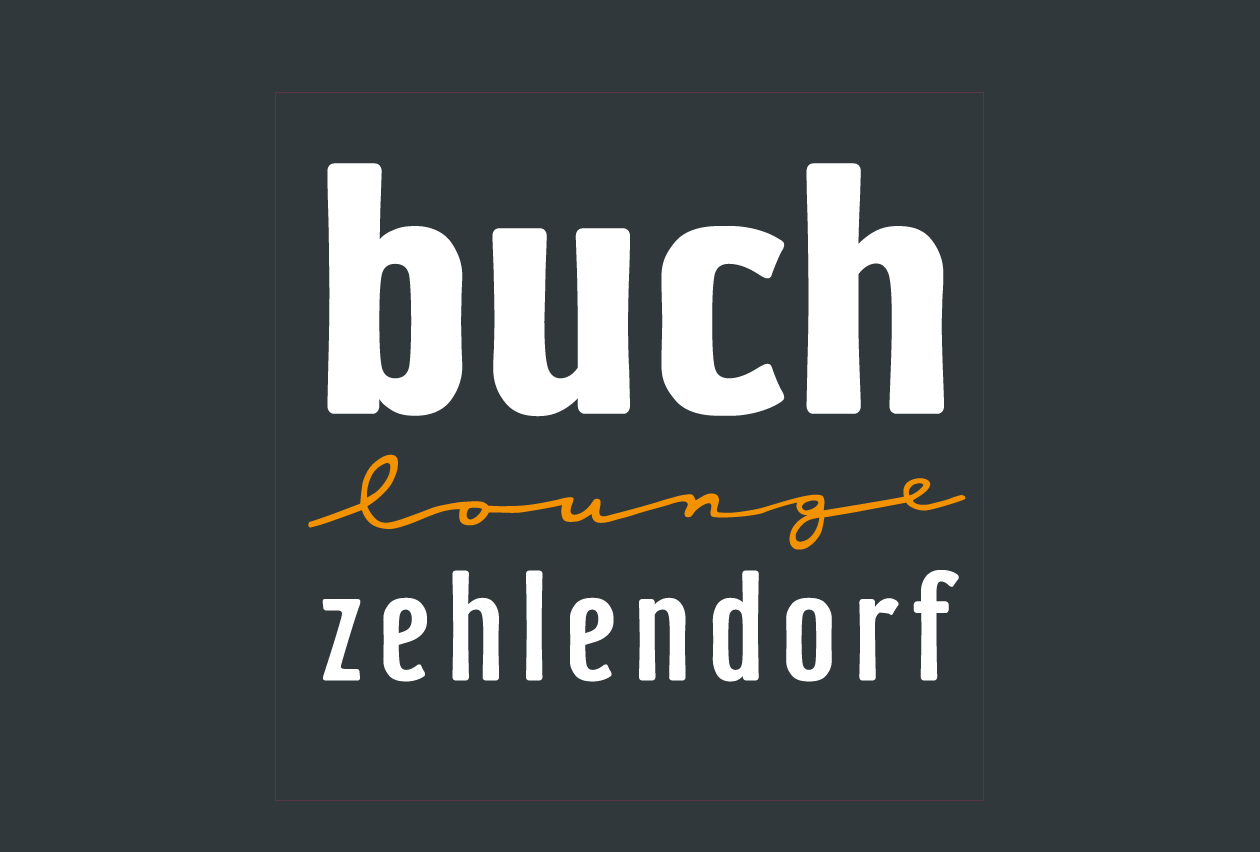 Logo, Wort-Bildmarke Buchlounge Zehlendorf