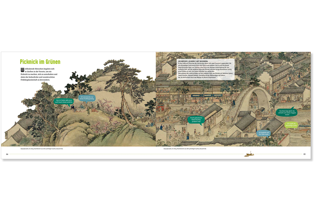 Buchgestaltung Zeng Zirong "Entlang des Großen Kanals"